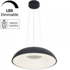 Φωτιστικό Κρεμαστό Φ40cm Στρογγυλό LED 22W 230V 1400lm CCT με Controller IVY